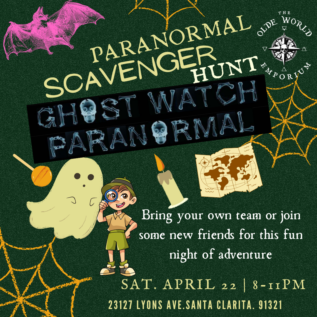 Game Night with Ghost Watch Paul! April 22nd