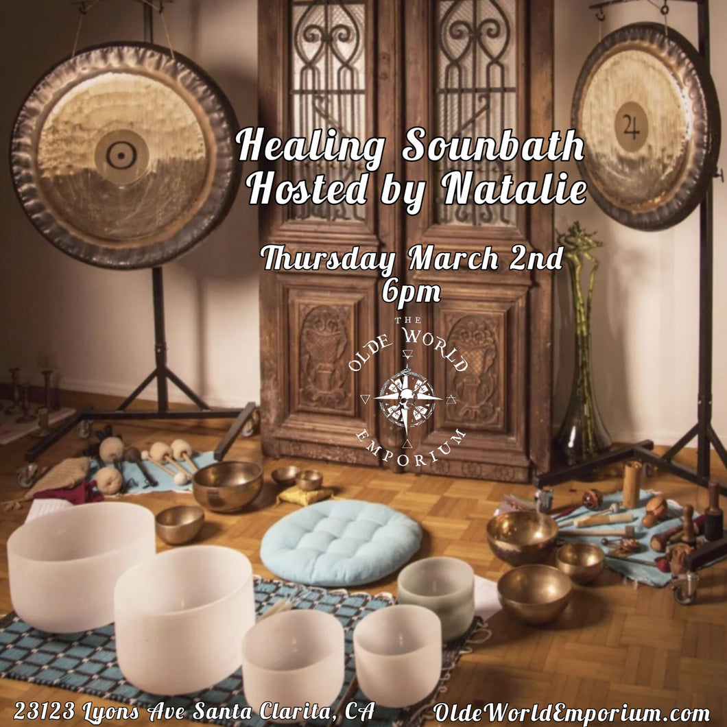 Healing Sound Bath Hosted by Natalie